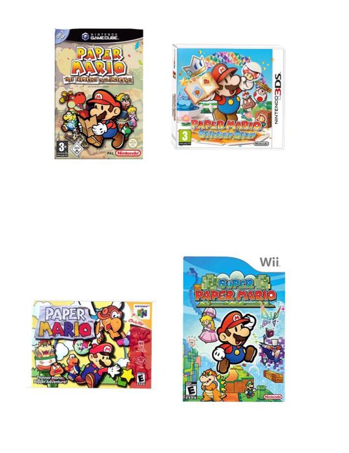 meme - comic book - Gamecube De Legendem Aonentor Nintendo 3DS Paper Mario 3 Shise Wii. sup3 Paper Mario Paper Te