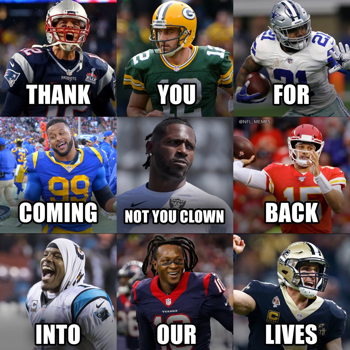 nfl memes - jersey - Or Patriots Thank You For Coming Not You Clown Not You Clown Back Texans Into Our Lives