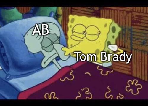 nfl memes - spongebob mood stickers - Ab 203 Tom Brady