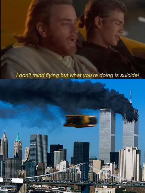 september 11 2001 - I don't mind flying but what you're doing is suicide! Moi Ananin