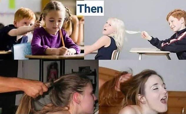 then vs now porn meme