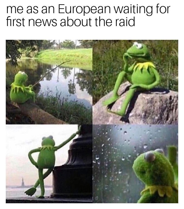 area 51 meme - youtube gives you an unskippable ad - me as an European waiting for first news about the raid