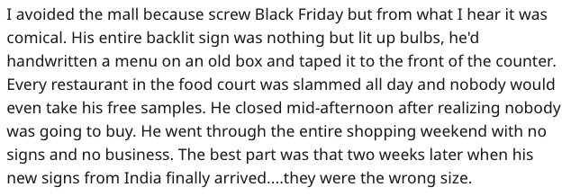 damian lillard pressure quote - I avoided the mall because screw Black Friday but from what I hear it was comical. His entire backlit sign was nothing but lit up bulbs, he'd handwritten a menu on an old box and taped it to the front of the counter. Every 