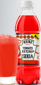 cursed food - juice - Heinzi Tomato Ketchup Soda