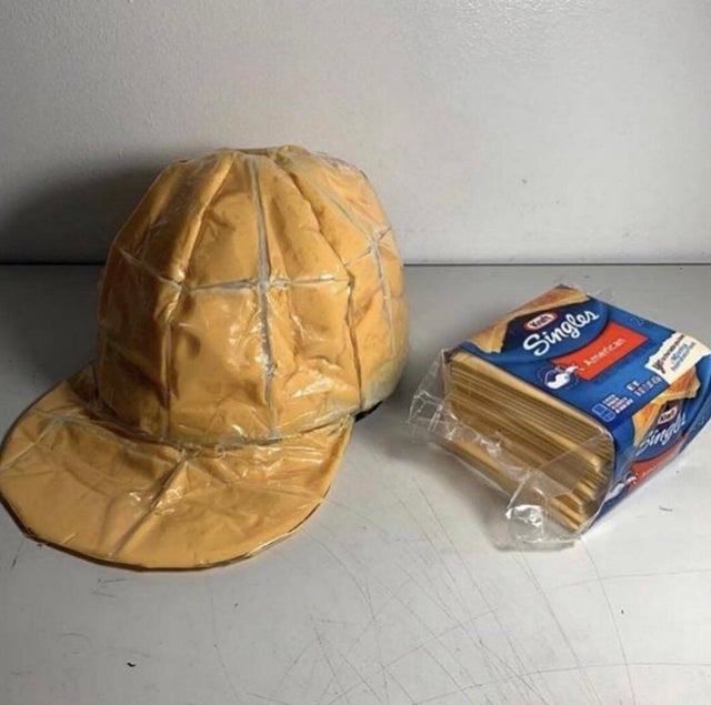 cursed food - cheese hat - Singles
