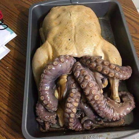 cursed food - cthulhu turkey
