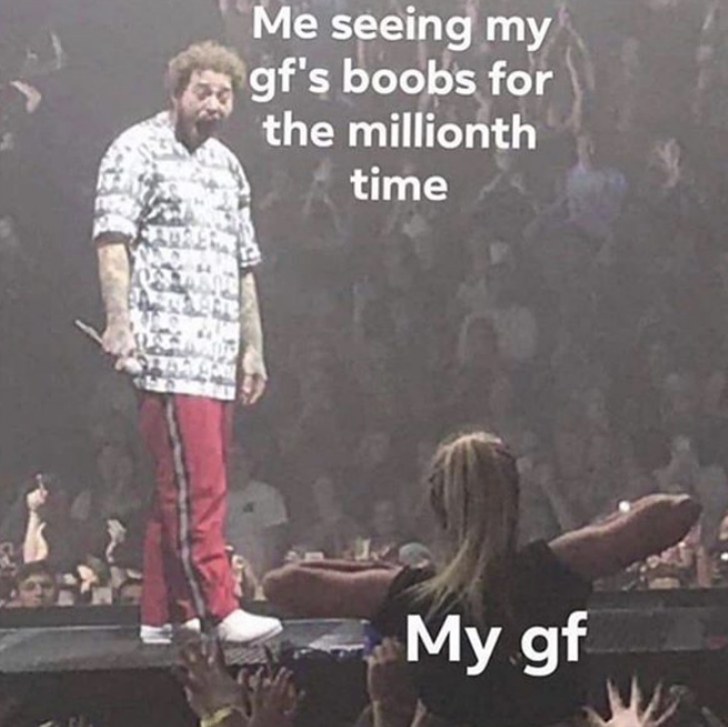 post malone - ez drummer complete collection - Me seeing my gf's boobs for the millionth time My gf