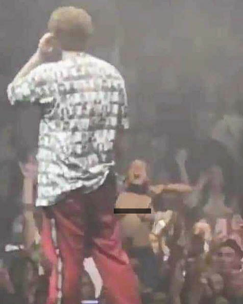 post malone titty meme from the front