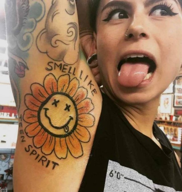 armpit tattoo - Clllik Spirit