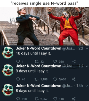 joker says the n-word - spiderman and joker dancing meme