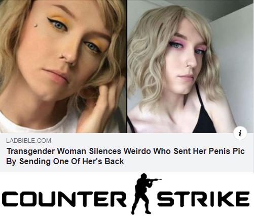 transgender woman sends dick pick - meme