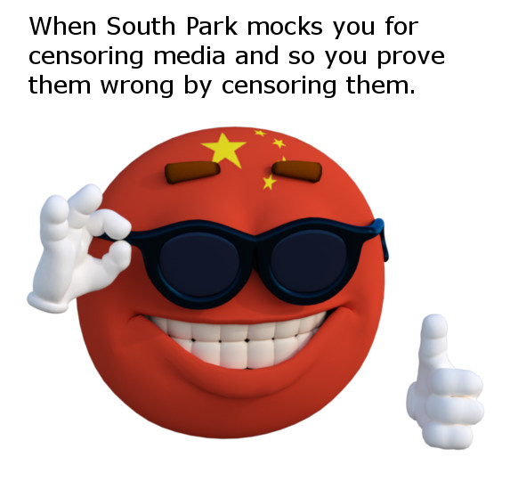 best meme 2019 - world war meme - When South Park mocks you for censoring media and so you prove them wrong by censoring them.