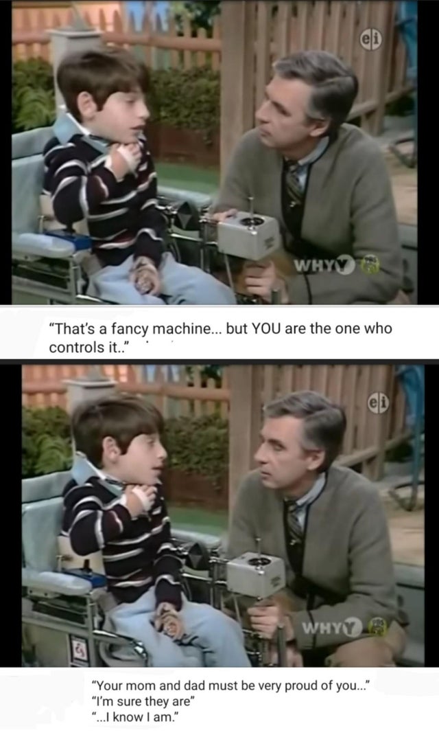 wholesome meme - mr rogers - Whyv