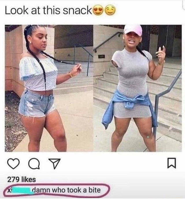 damn who took a bite meme - Look at this snack ooo 279 xi damn who took a bite