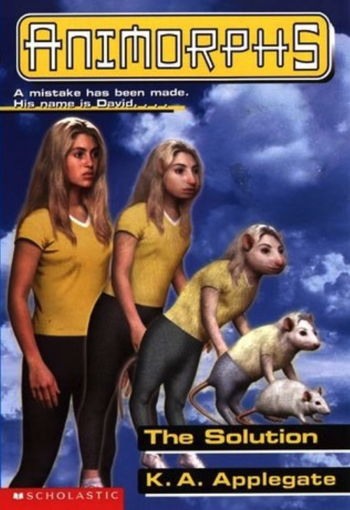 animorphs books rat - Animorphs A mistake has been made. His Dames David The Solution K.A. Applegate Scholastic