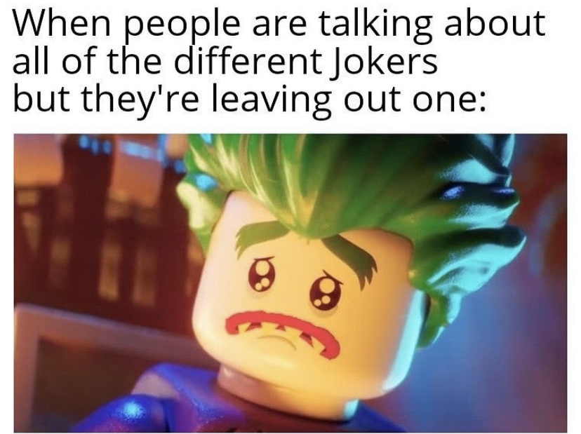 batman lego movie - When people are talking about all of the different Jokers but they're leaving out one