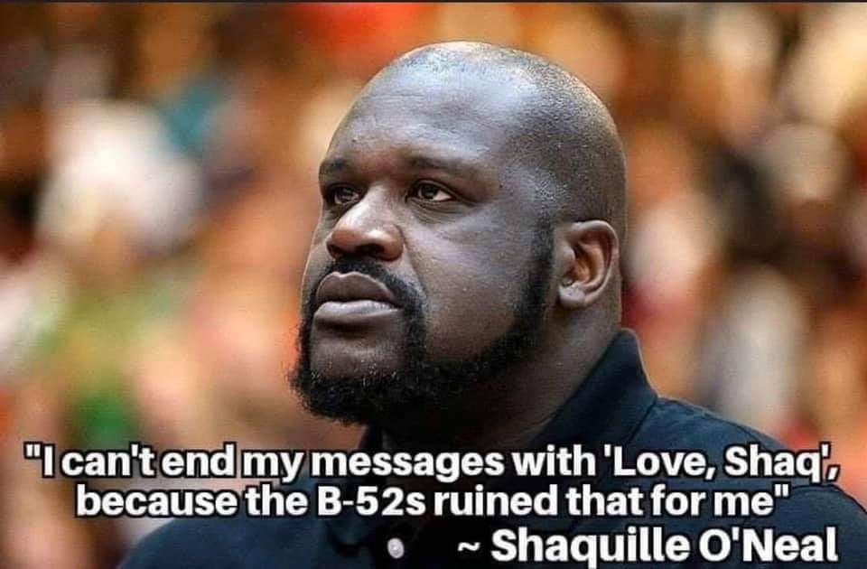 shaquille o neal hair - "I can't end my messages with 'Love, Shaq'. because the B52s ruined that for me" ~ Shaquille O'Neal