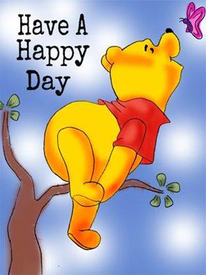 happy birthday message - Winnie-the-Pooh - Have A Happy Day