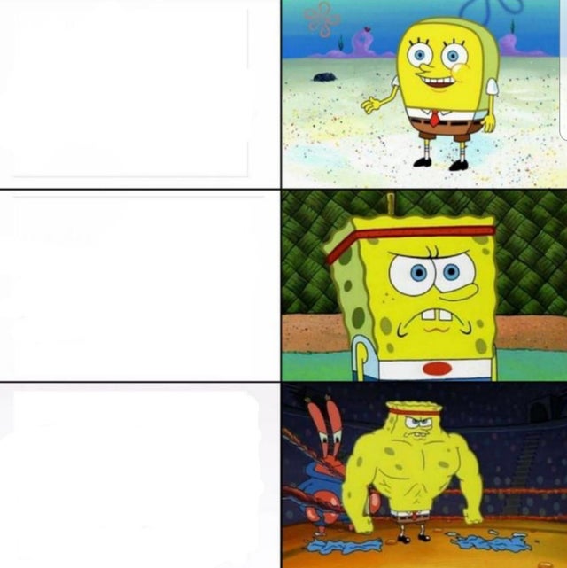 template - buff spongebob meme template - 00