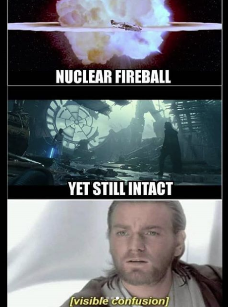 rise of skywalker meme - visible confusion meme - Nuclear Fireball Yet Still Intact visible Confusion