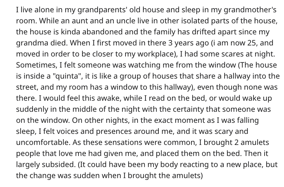 essay of why it is important - I live alone in my grandparents' old house and sleep in my grandmother's room. While an aunt and an uncle live in other isolated parts of the house, the house is kinda abandoned and the family has drifted apart since my gran