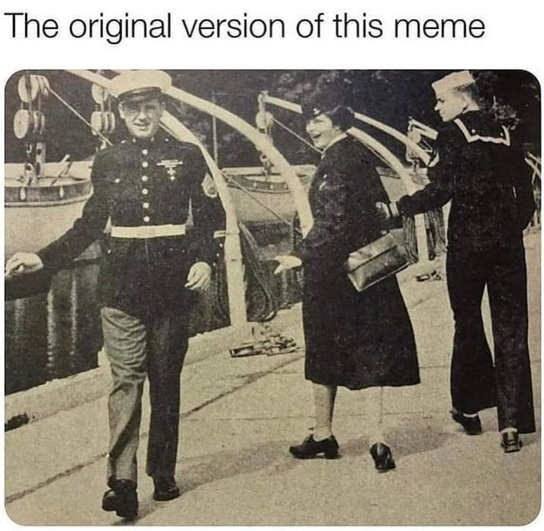 original look back meme - The original version of this meme