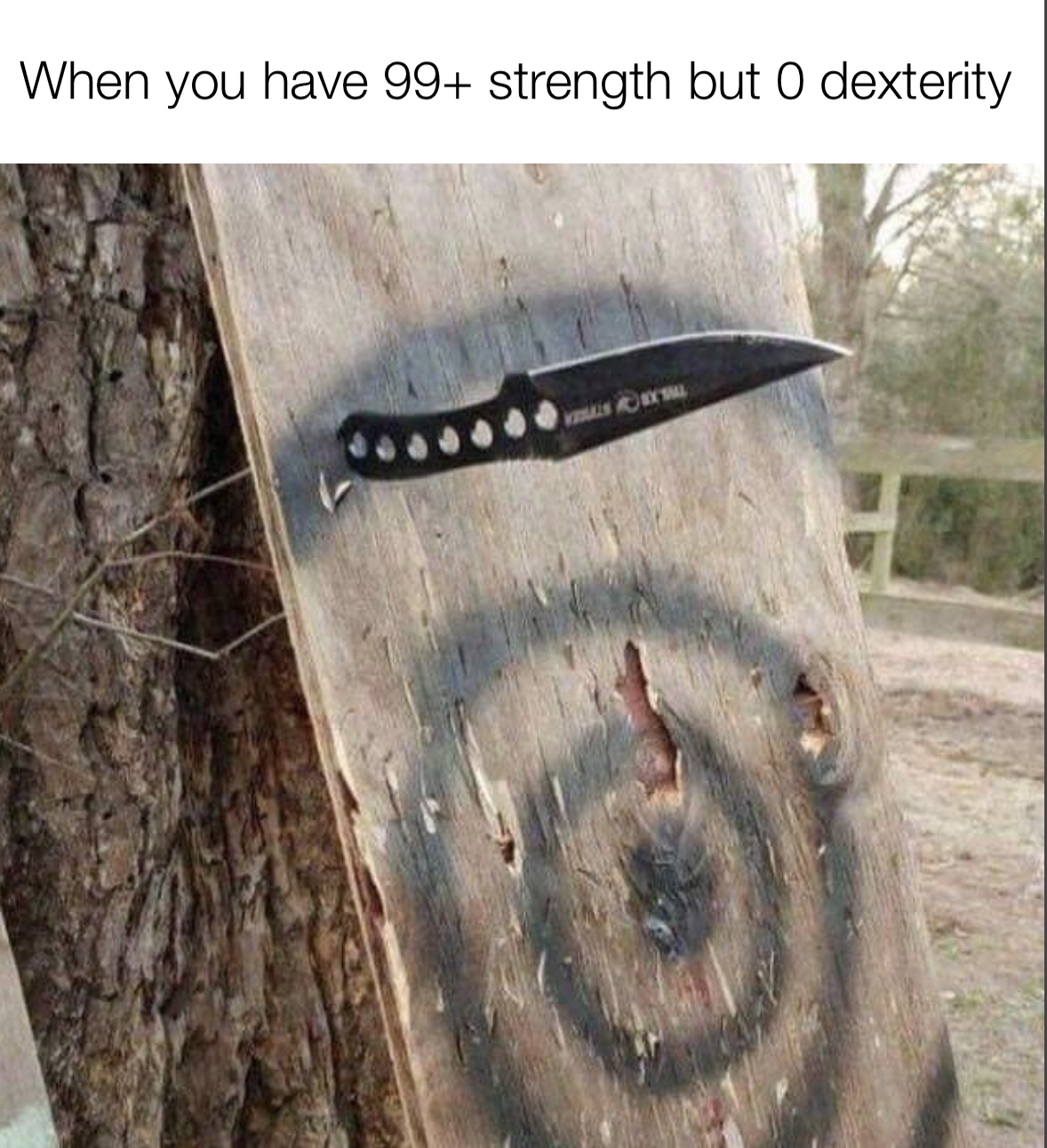 strength 18 dexterity 3 - When you have 99 strength but o dexterity