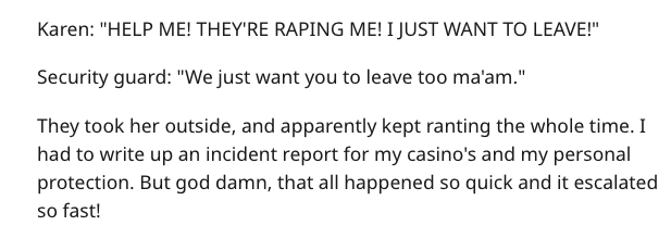 Horrible 'Karen' Demands Free Food For Absolutely No Reason and Lies About Being Raped