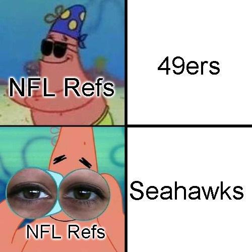 nintendo copyright memes - 49ers Nfl Refs Seahawks Nfl Refs