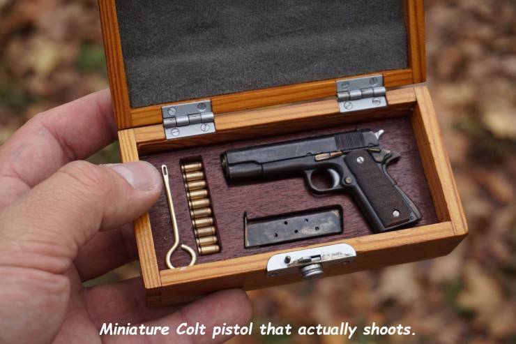 firearm - Ot Miniature Colt pistol that actually shoots.