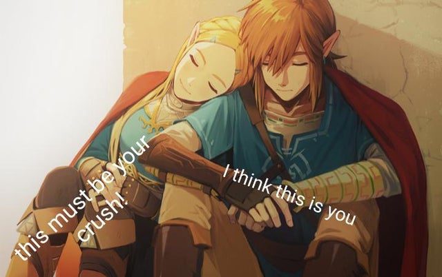 best wholesome meme - link and zelda - a I think this is you this must be your crush!