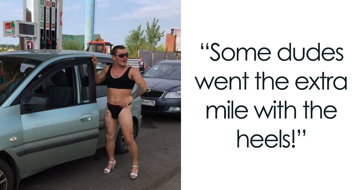 Gas Station Offers Free Gas For Everyone Who Comes In High Heels And Bikini And Regrets It Almost Immediately