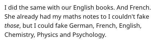 funny tumblr post crowley and aziraphale - I did the same with our English books. And French. She already had my maths notes to I couldn't fake those, but I could fake German, French, English, Chemistry, Physics and Psychology
