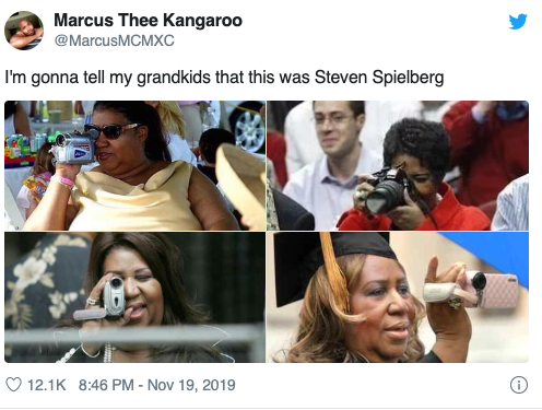media - Marcus Thee Kangaroo I'm gonna tell my grandkids that this was Steven Spielberg