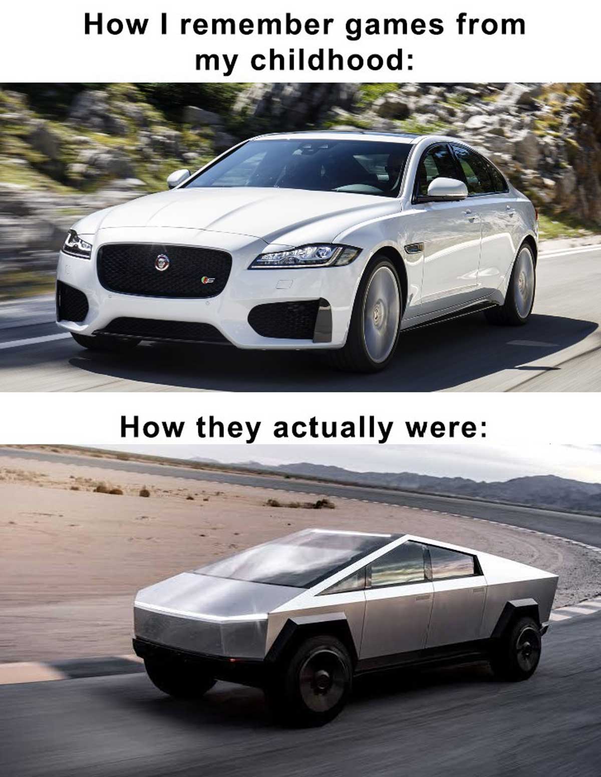 personal luxury car - How I remember games from my childhood How they actually were