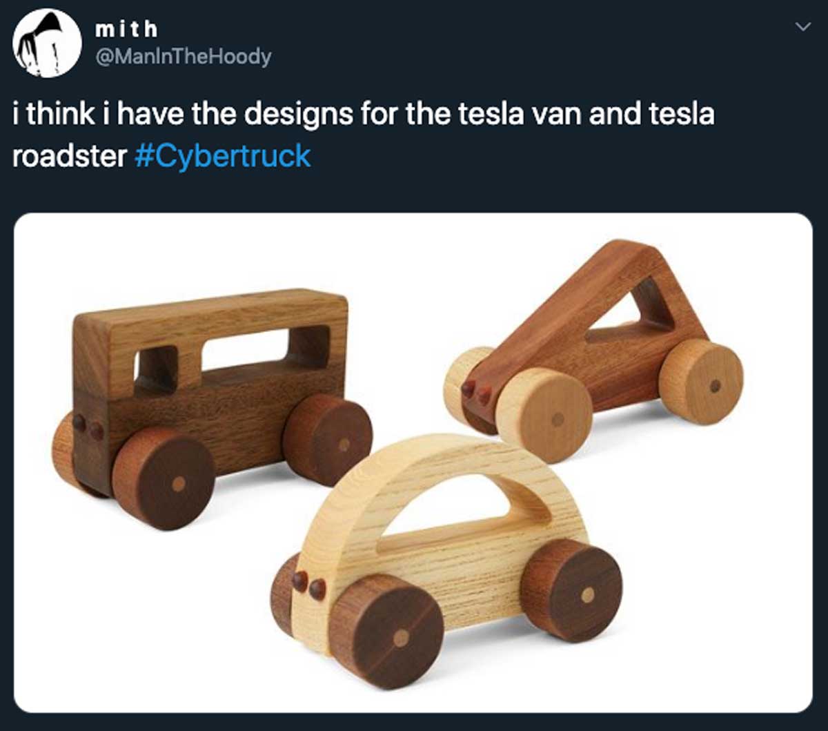 wood - mith i think i have the designs for the tesla van and tesla roadster