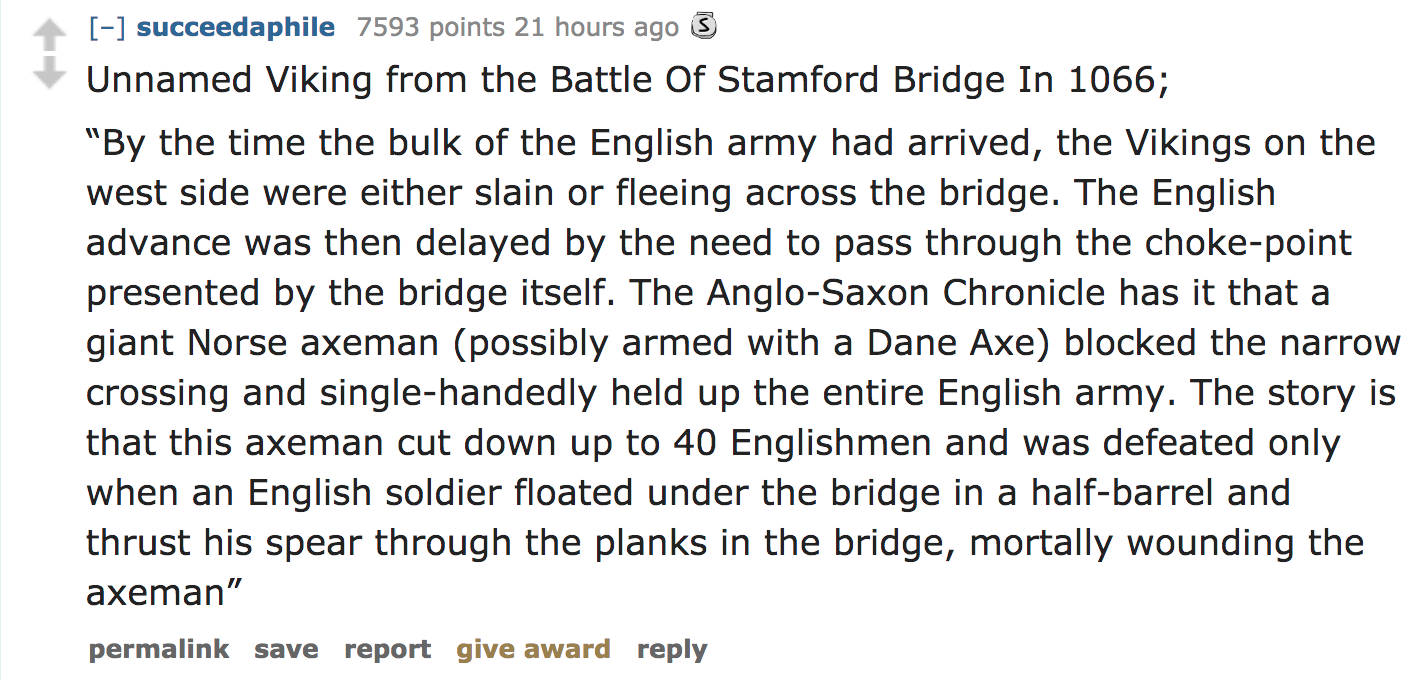 ask reddit - Unnamed Viking from the Battle Of Stamford Bridge In 1066;