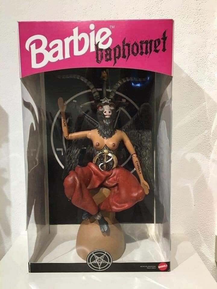 meme - barbie baphomet