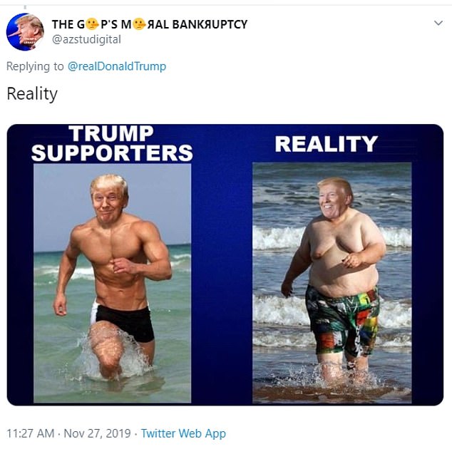 fox news vs reality meme - The Gpsmaal Bankauptcy Trump Reality Trump Supporters Reality . Twitter Web App