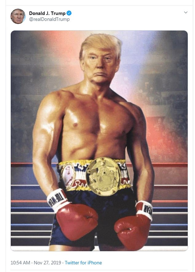 trump rocky balboa - Donald J. Trump Trump . . Twitter for iPhone