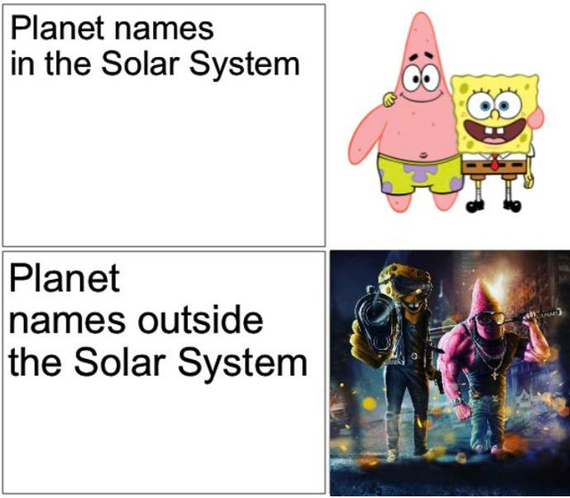 dank - dio and jonathan - Planet names in the Solar System Planet names outside the Solar System