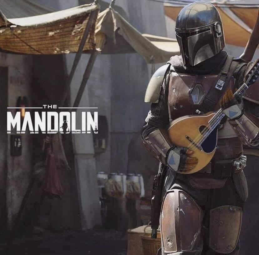 mandalorian and baby yoda - The Mandolin