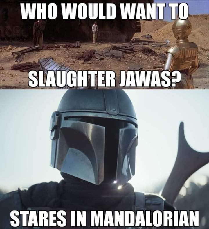 robert f. kennedy memorial stadium - Who Would Want To Slaughter Jawas? Stares In Mandalorian