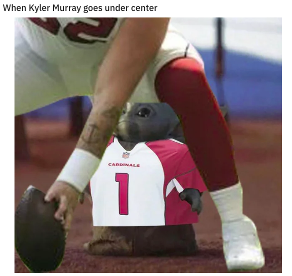 shoulder - When Kyler Murray goes under center