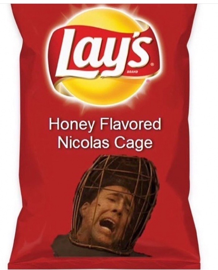 potato chip - Nays Brand Honey Flavored Nicolas Cage