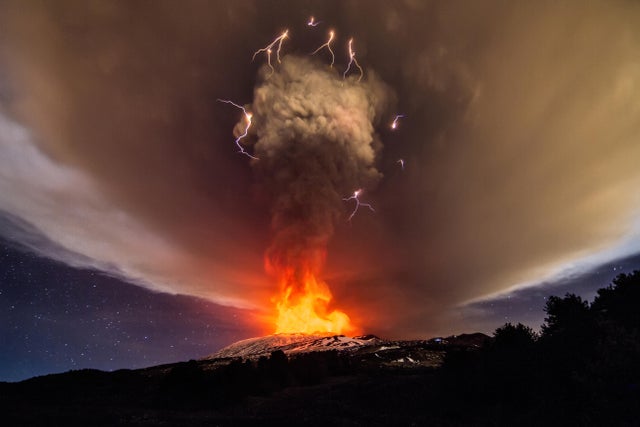 mount etna volcanic eruptions