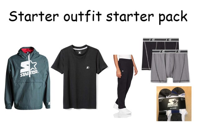 starter pack - t shirt - Starter outfit starter pack Starter Starter