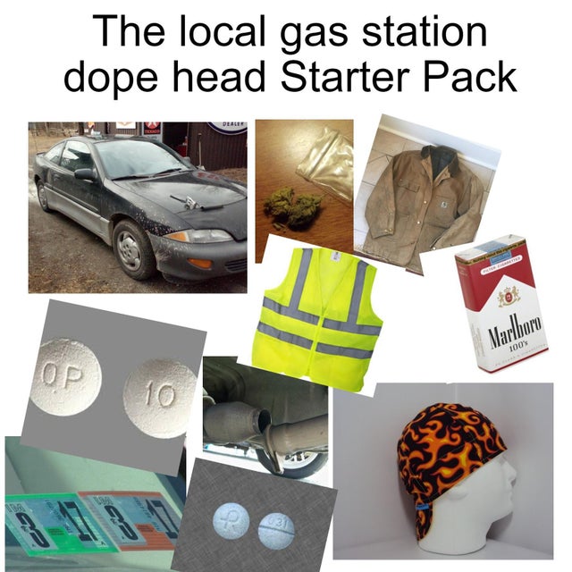 vehicle - The local gas station dope head Starter Pack Marlboro 100