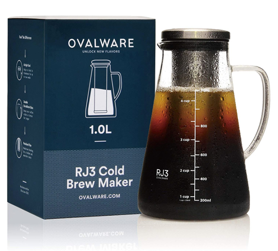ovalware cold brew coffee maker - 1 Ovalware Unlock New Flavors 1 800 1.Ol 3 cup RJ3 F400 1 RJ3 Cold Brew Maker Ovalware.Com 1 cup 2 200ml Qavimybe Con