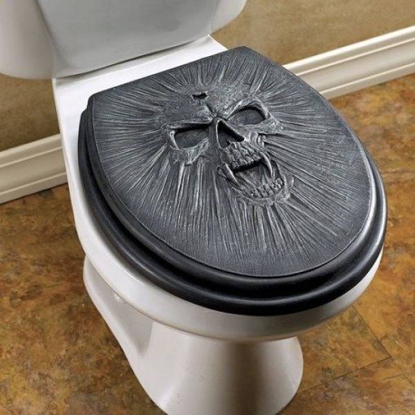 gothic toilet seat